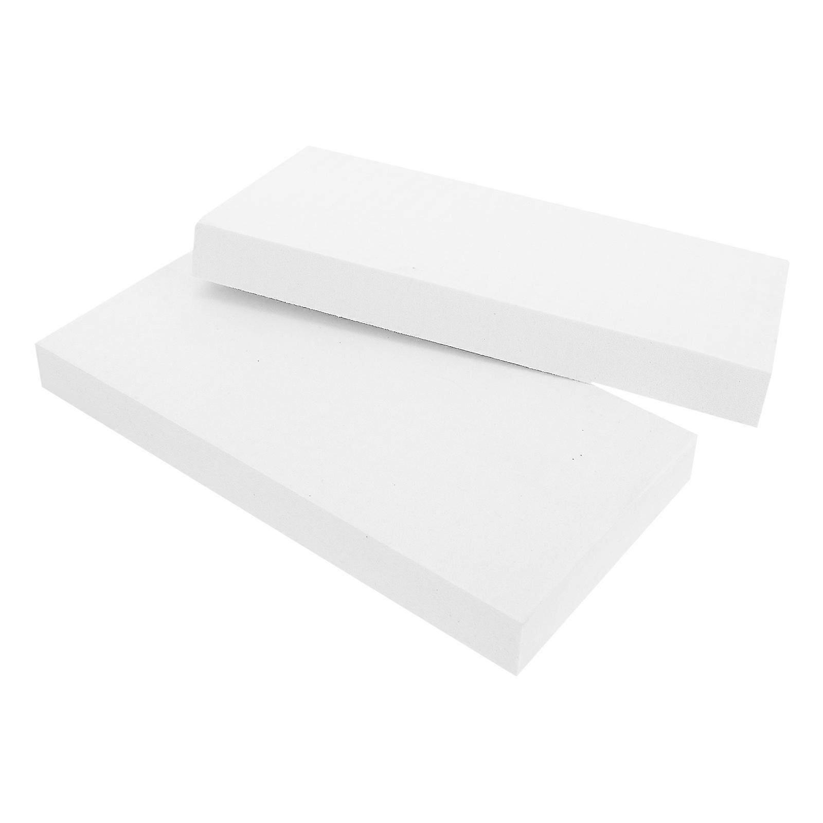 Specimen White DIY Foam Boards, 2Pcs Square Set for Craft Making