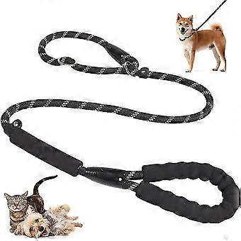 5.2FT Dog Training Leash, Reflective Nylon Training Lead Rope, Durable Adjustable Dog Slip