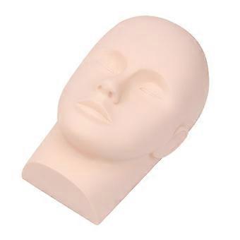 Eyelash Training Mannequin Head for Realistic Makeup Practice, Durable Facial Massage Model