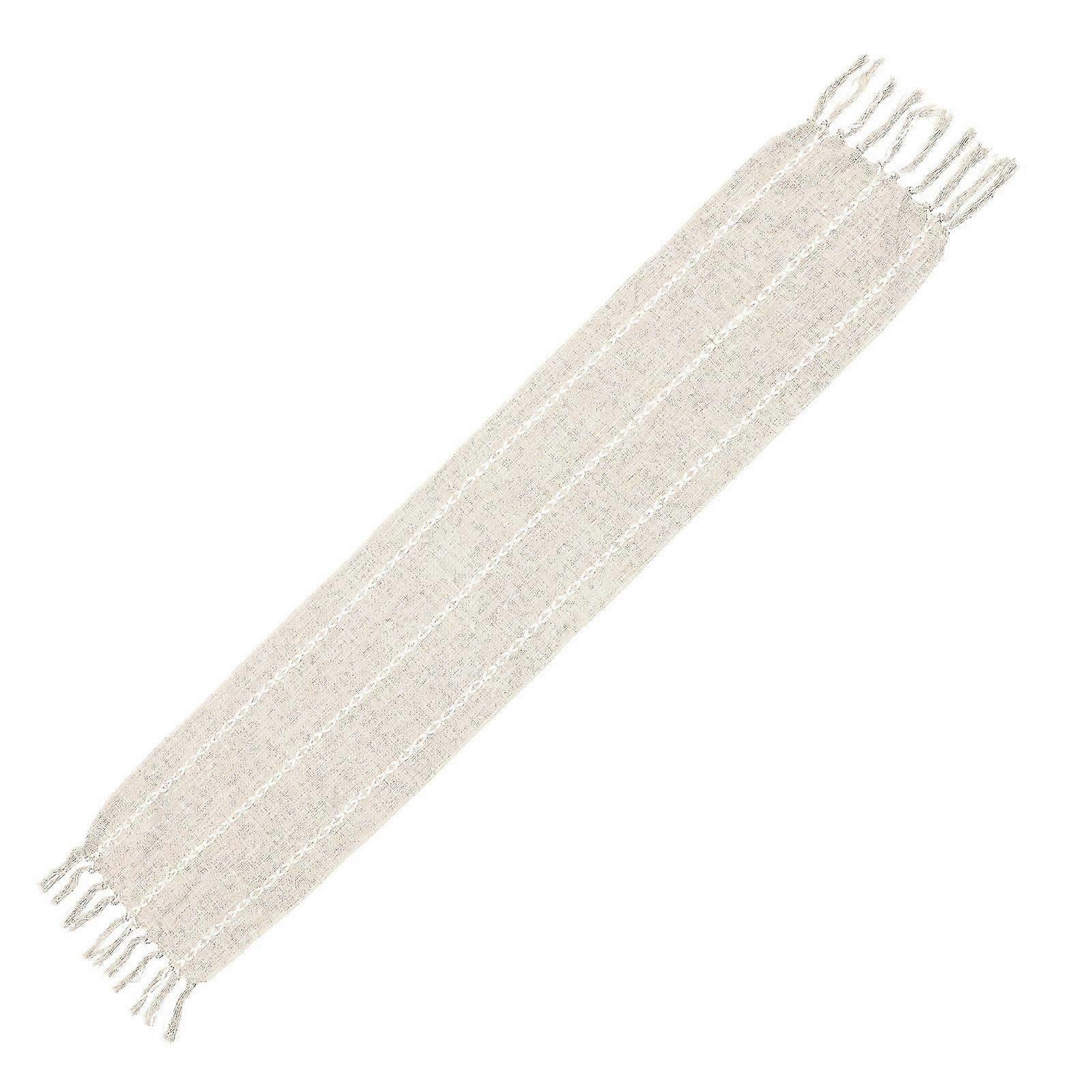 Retro Table Runner Tassel Decorative Tablecloth compatible with Decor 5Pcs Pack