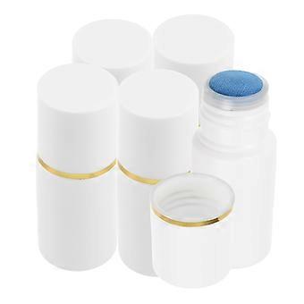 Plastic Refillable Sponge Head Applicator Bottle for Lotion 5Pcs Set