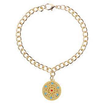 Chinese Good Luck Charm Metal Longevity Lock Pendant Necklace for Pets