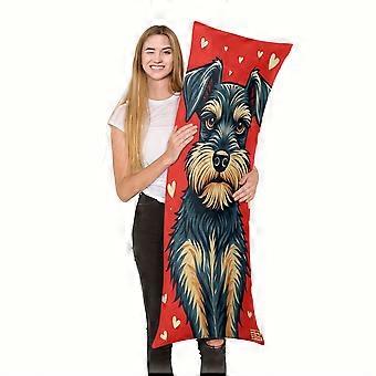 1pc Tibetan Terrier Dog Bed Pillow Case with Zipper Closure - Large 50.8cm x 137.16cm Tropical Themed Canine Decor, Soft-Basdz