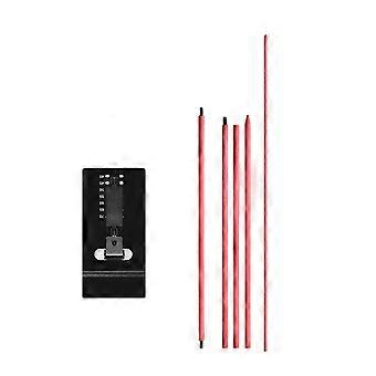 Golf Alignment Sticks Holder,Golf Swing Plane Trainer with 3 Alignment Sticks, Heavy Duty Metal Base Plate
