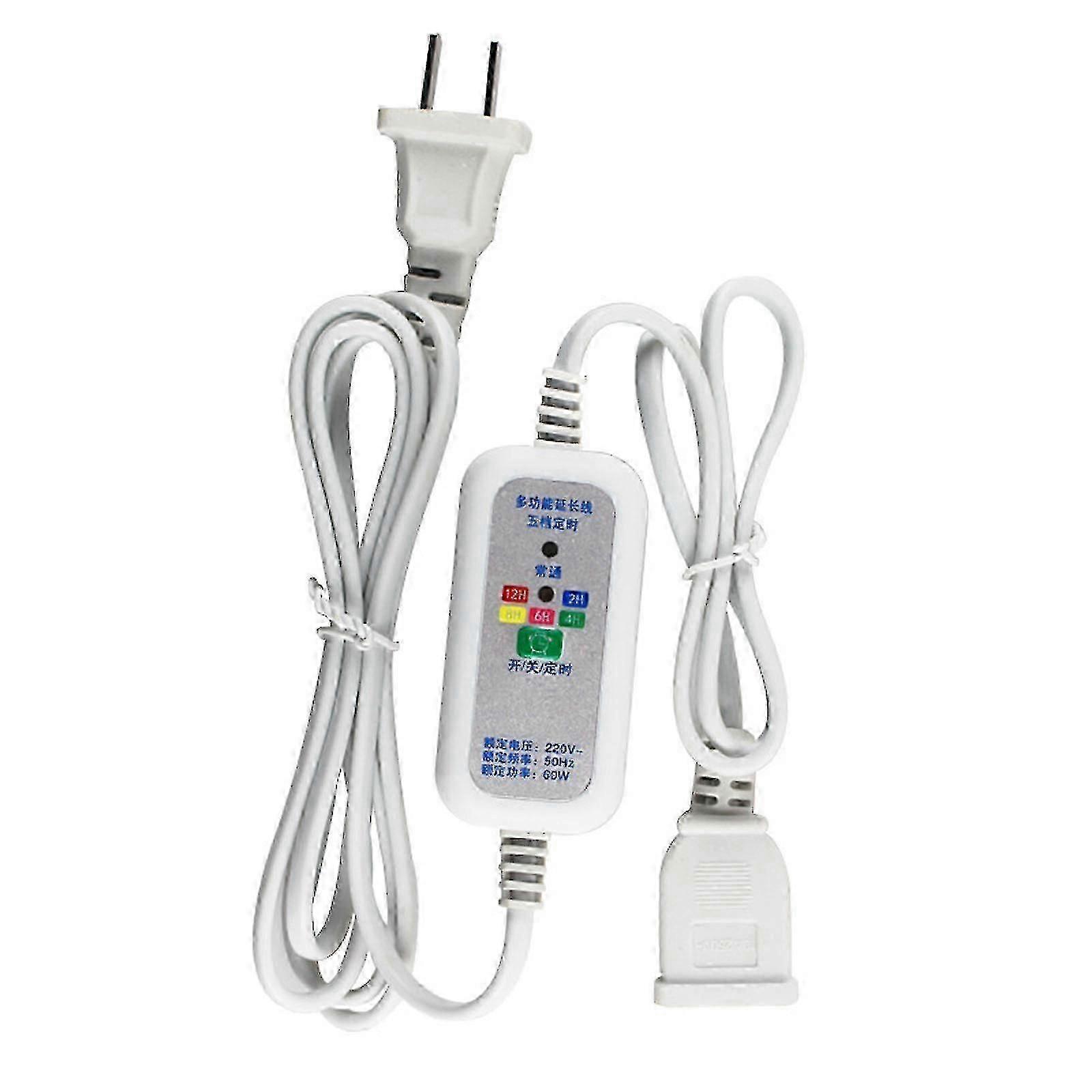 Extension Cord Multi-purpose Timer Power Wire for Home Office Use