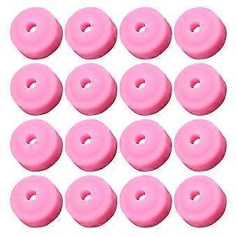 Pink Silicone Nail Drill Bits Protective Caps for Manicure Use 90Pcs