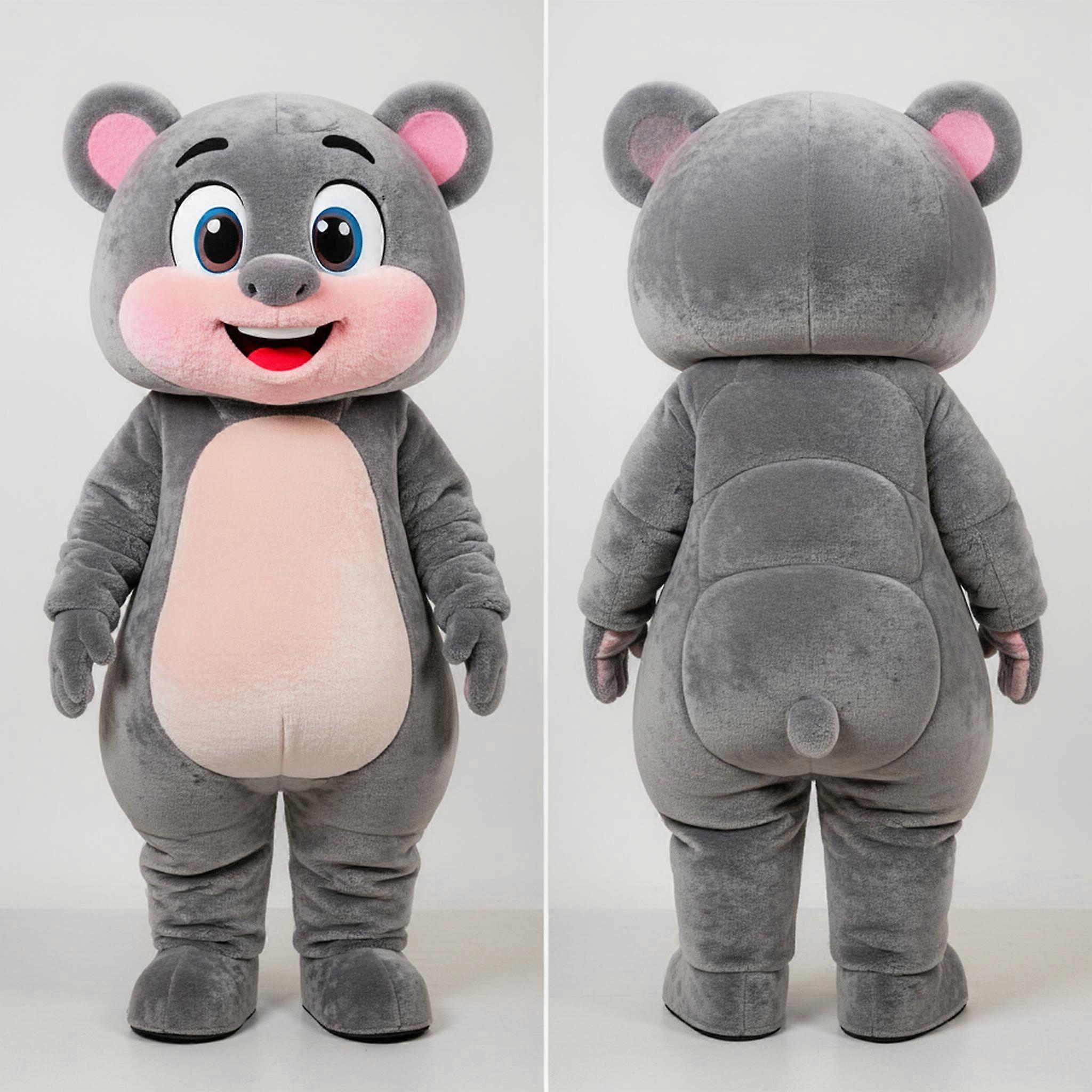 MASTICOT Charcoal Gray Juicy Steak Mascot