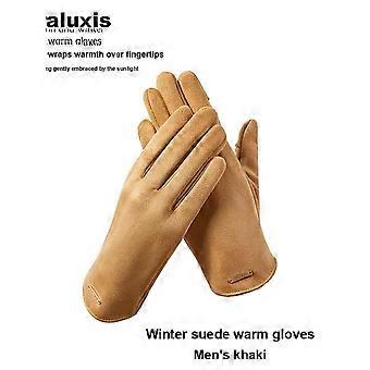 Winter Warm Riding Gloves for Men and Women Plush Velvet Fleece Touchscreen Fingerless Mittens
