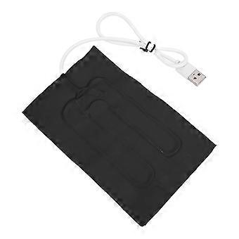 USB Cloth Heater 15.4x10cm 5V 1A 5W Fast Heat Up Bendable Cloth Heating Pad compatible with Hand Warmer Heated Scarf Coaster Pet Mat