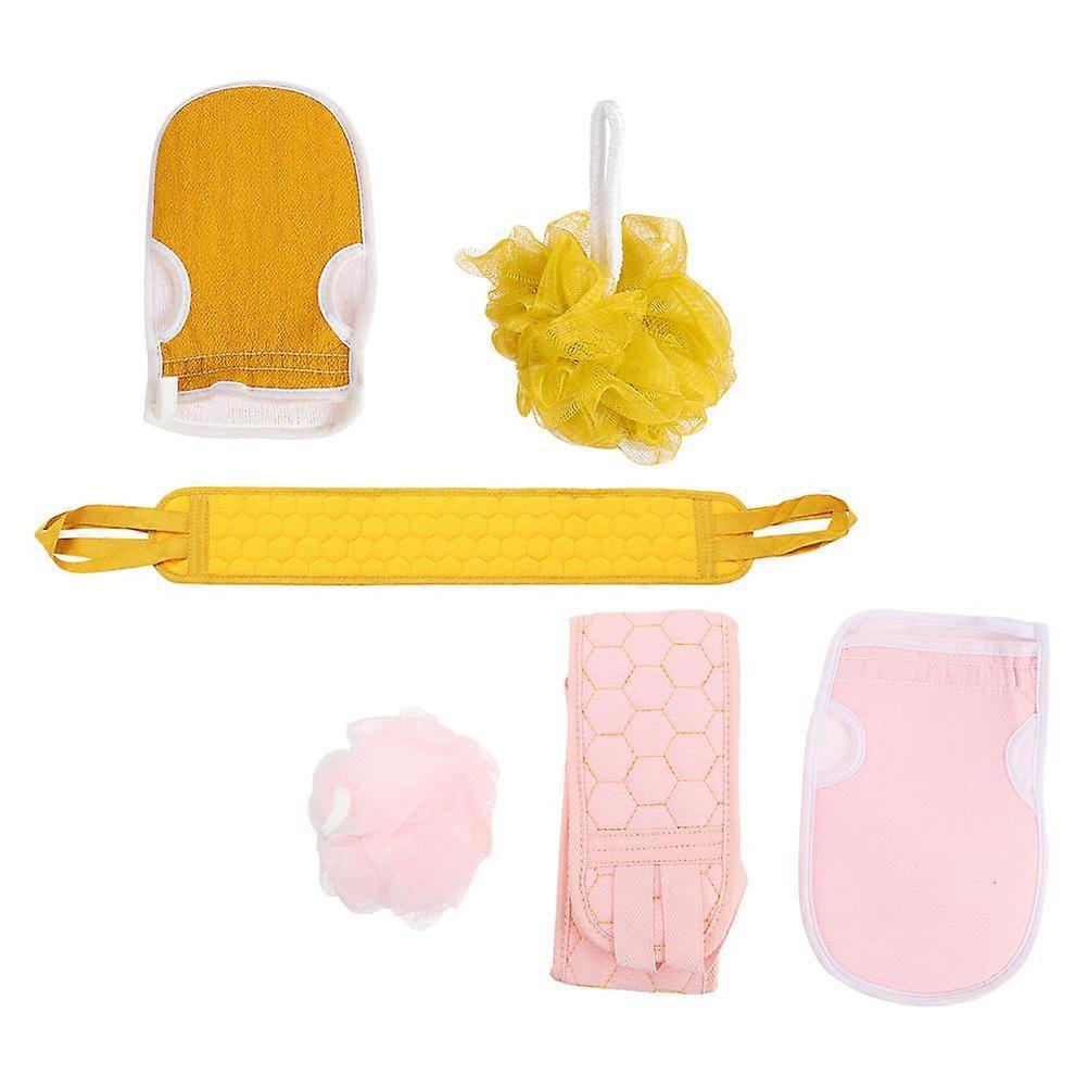 Back Scrubber Massage Towel for Mud Removing Pulled Back 2Sets