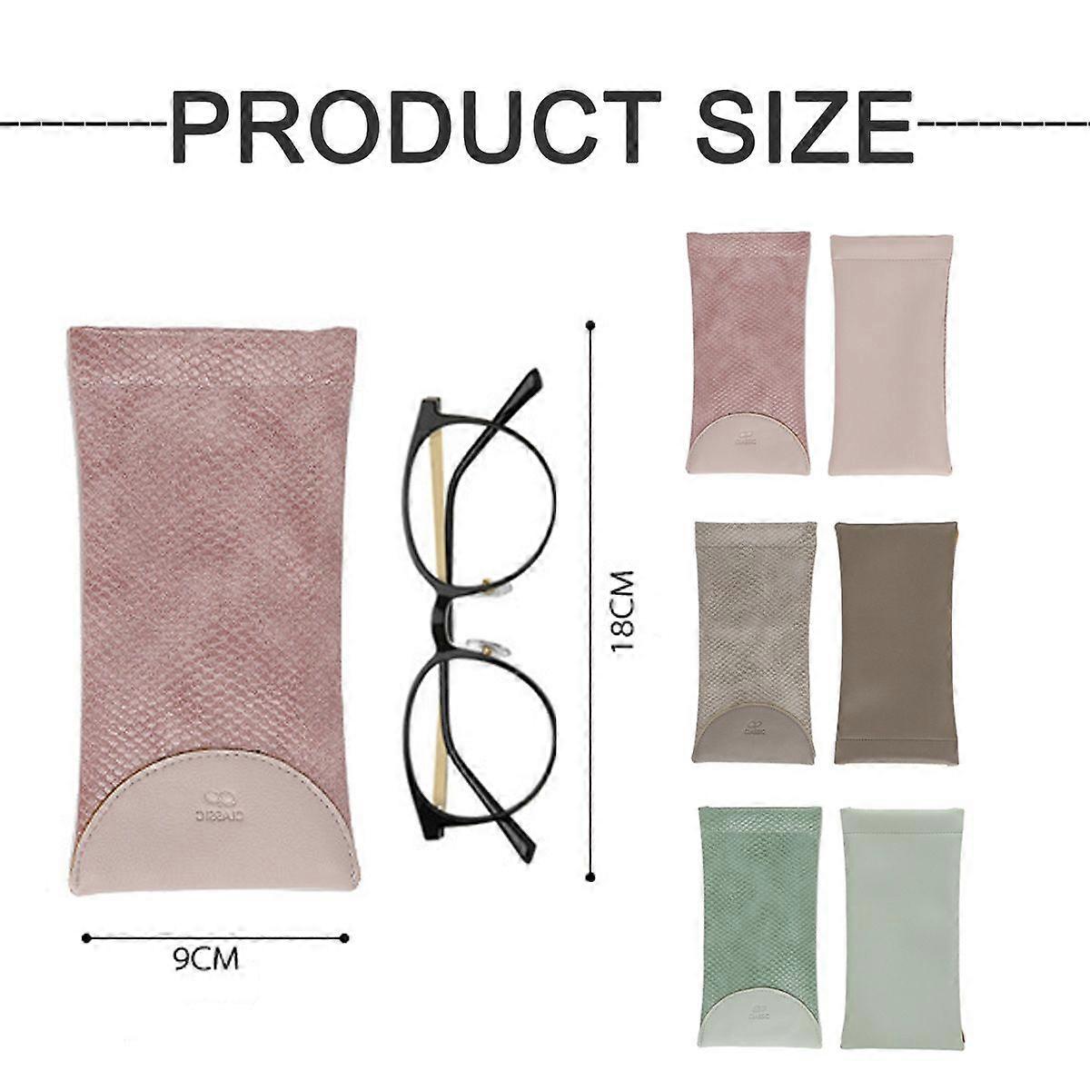 Squeeze-Top, Soft-Interior, Multi-Purpose Eyeglass Case