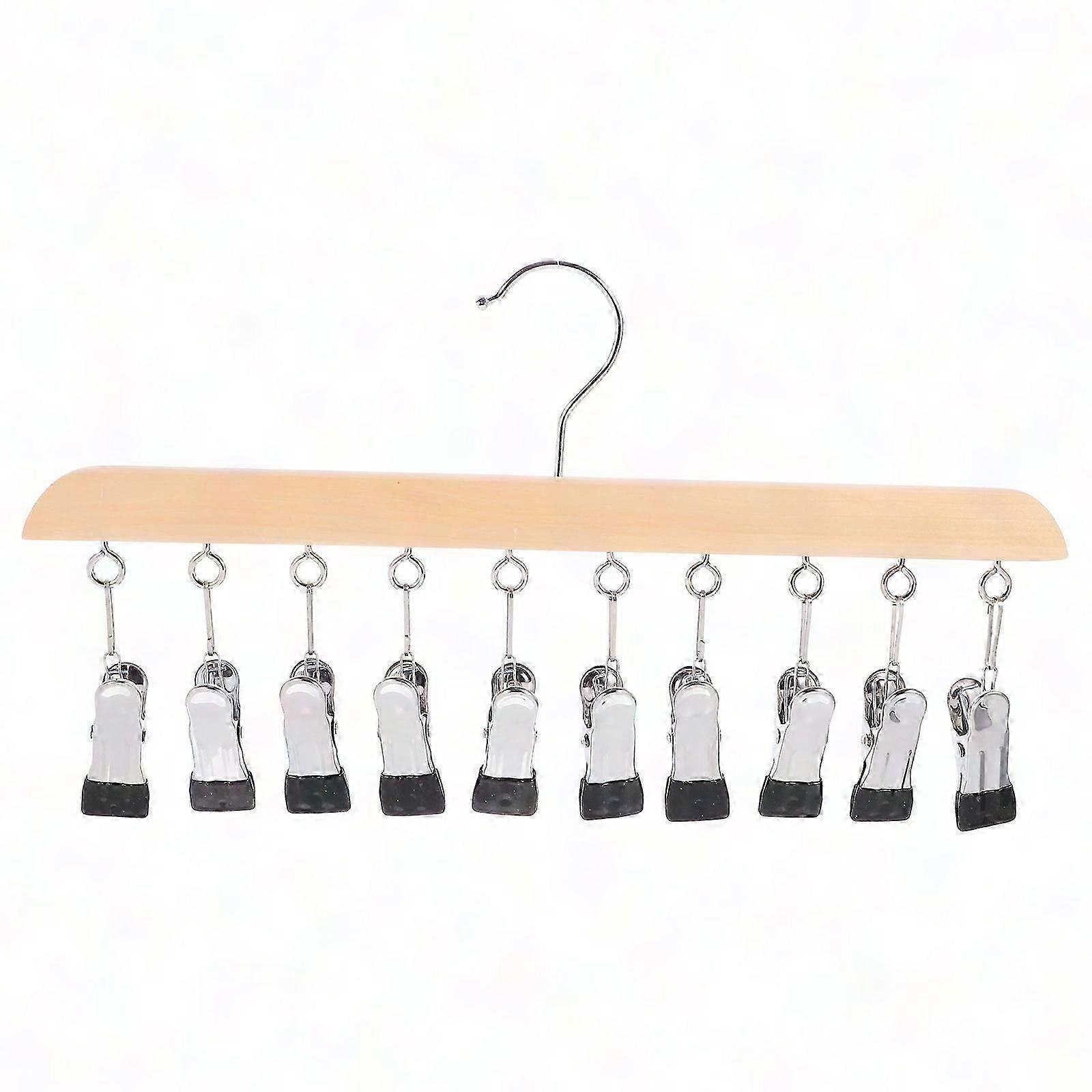 Foldable Laundry Drying Rack Sock & Clothes Hanger for Bedroom