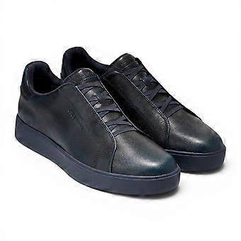 Cole Haan Men's GrandPro Luxe Slip-on Trainer C44436 Navy Blue Leather Sneakers Shoes