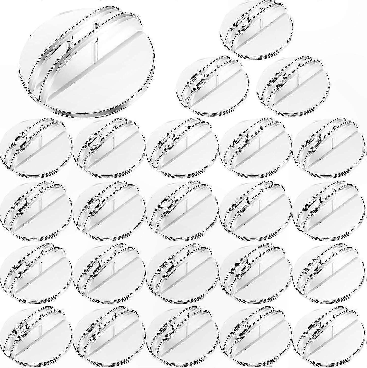 50 Pc Translucent Paper Card Stands