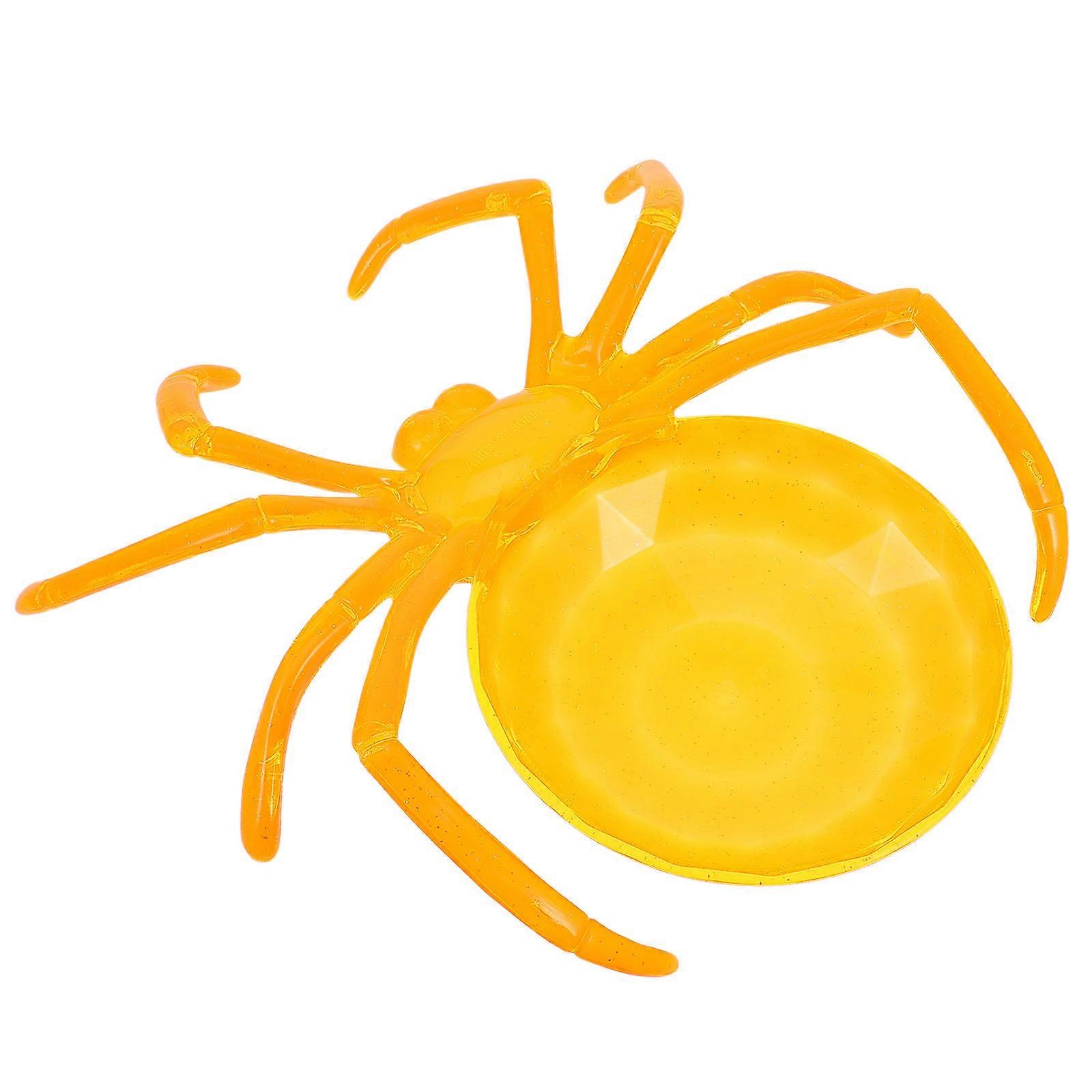 Reusable Food Serving Tray Spider Shape for 2Pcs Orange Bread Display