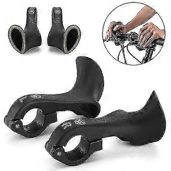 1 Pair Mountain Bike Handlebar Ends 22.2mm Bicycle Bar Ends Nylon Handle Bar Grips Ergonomic Design Road Mtb Cycling Accessories KF-WHBYV