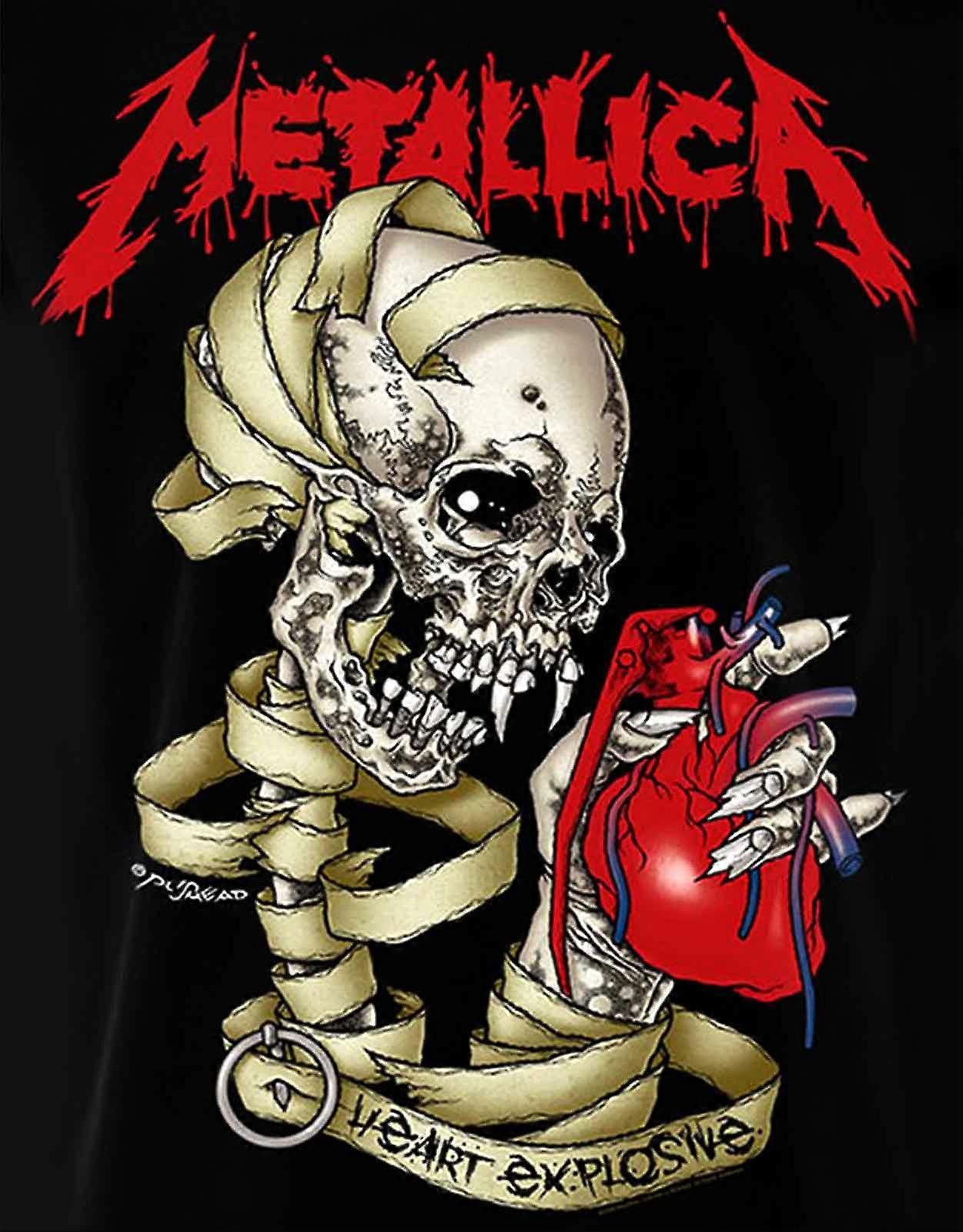 Metallica Heart Explosive T Shirt