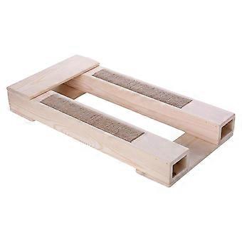 Cat Scratching Board Wood Cat Scratching Post  Small Medium Large  Living Room Balcony Use  Boredom Relief Pad