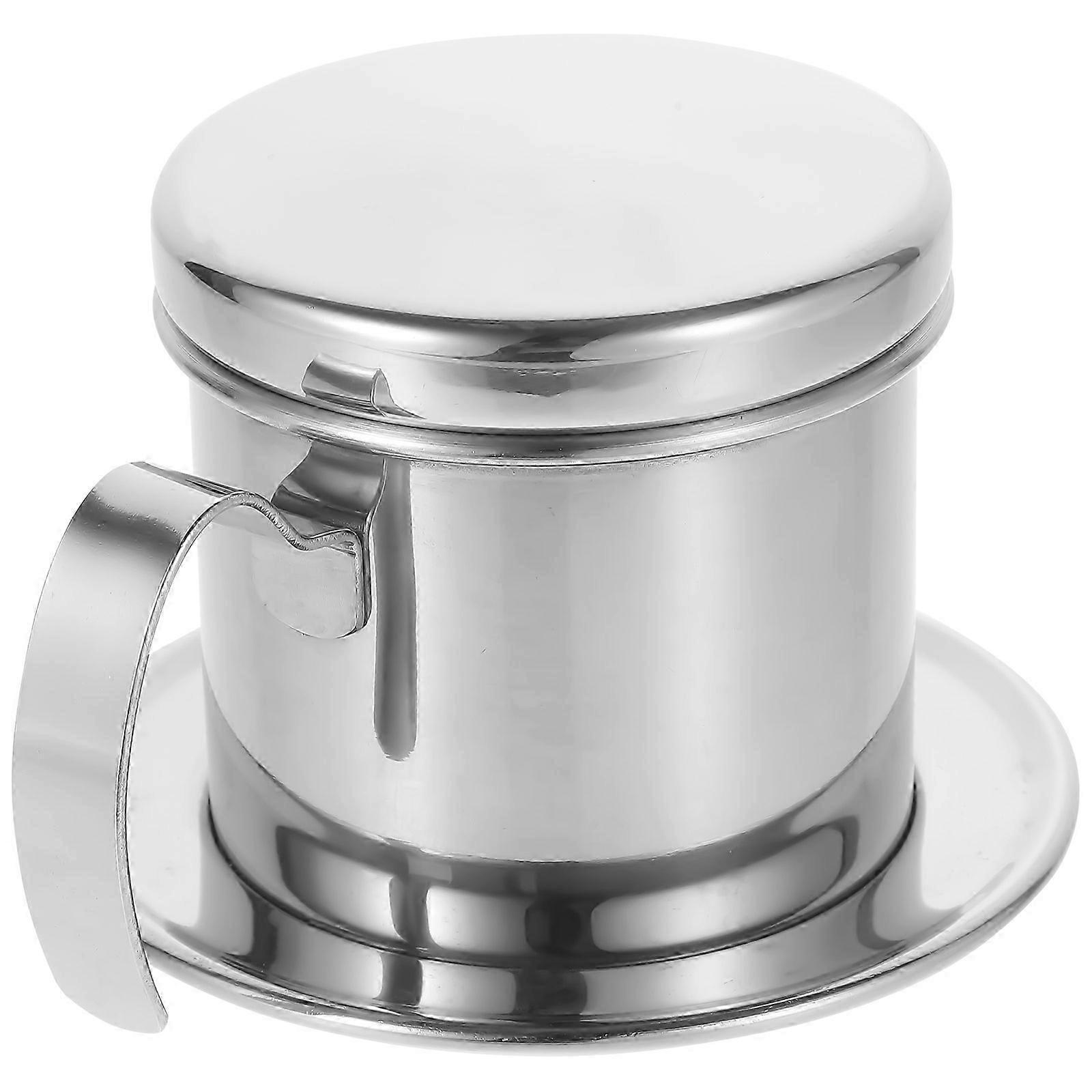 Push-Plunger Stainless Coffee Tea Pot