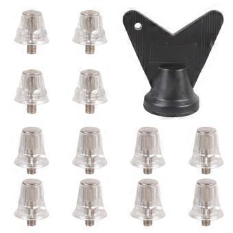 12pack Plastomer Soccer Cleat Studs Replacement Antislip Football Boot Spikes for Enhances Traction on Wet Grass
