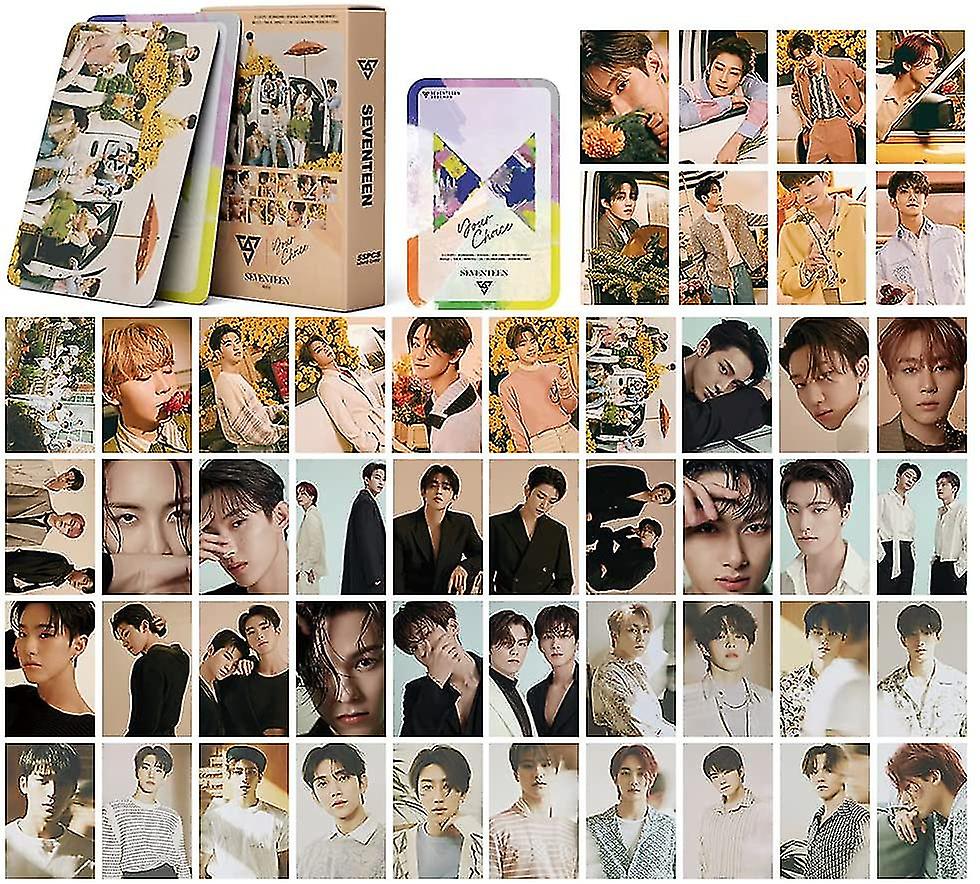 55pcs 17 ロモカード あなたの選択カード 17枚の写真ポスター ミニカード ファンのためのギフト 娘 (2021 Seventeen)