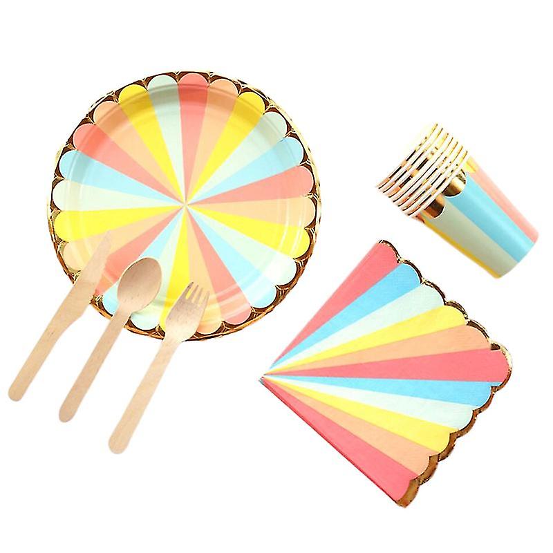 44pcs wegwerpservies set