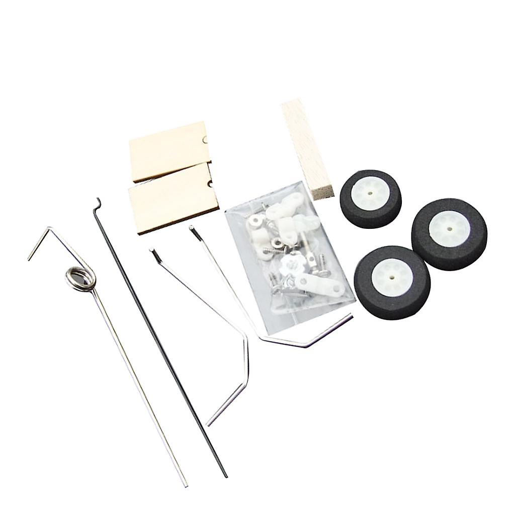 KT Board Fixed Wing Landing Gear Wheel Kit for RC Model Part Replacement