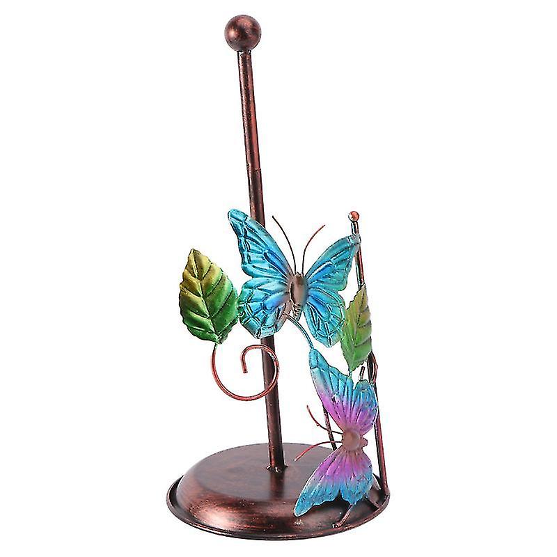 24X17cm Colorful Paper Towel Holders & Dispensers 1pc Multi-purpose Metal Tissue Holder Stylish Simp