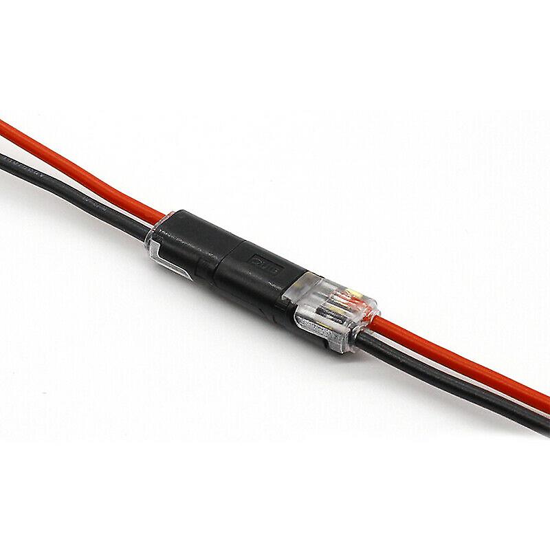 10Pcs 12v Wire Cable Plug Connector Solderless Press Terminal Connection Clamp Block E Electrical Connector Plug Quick Connect