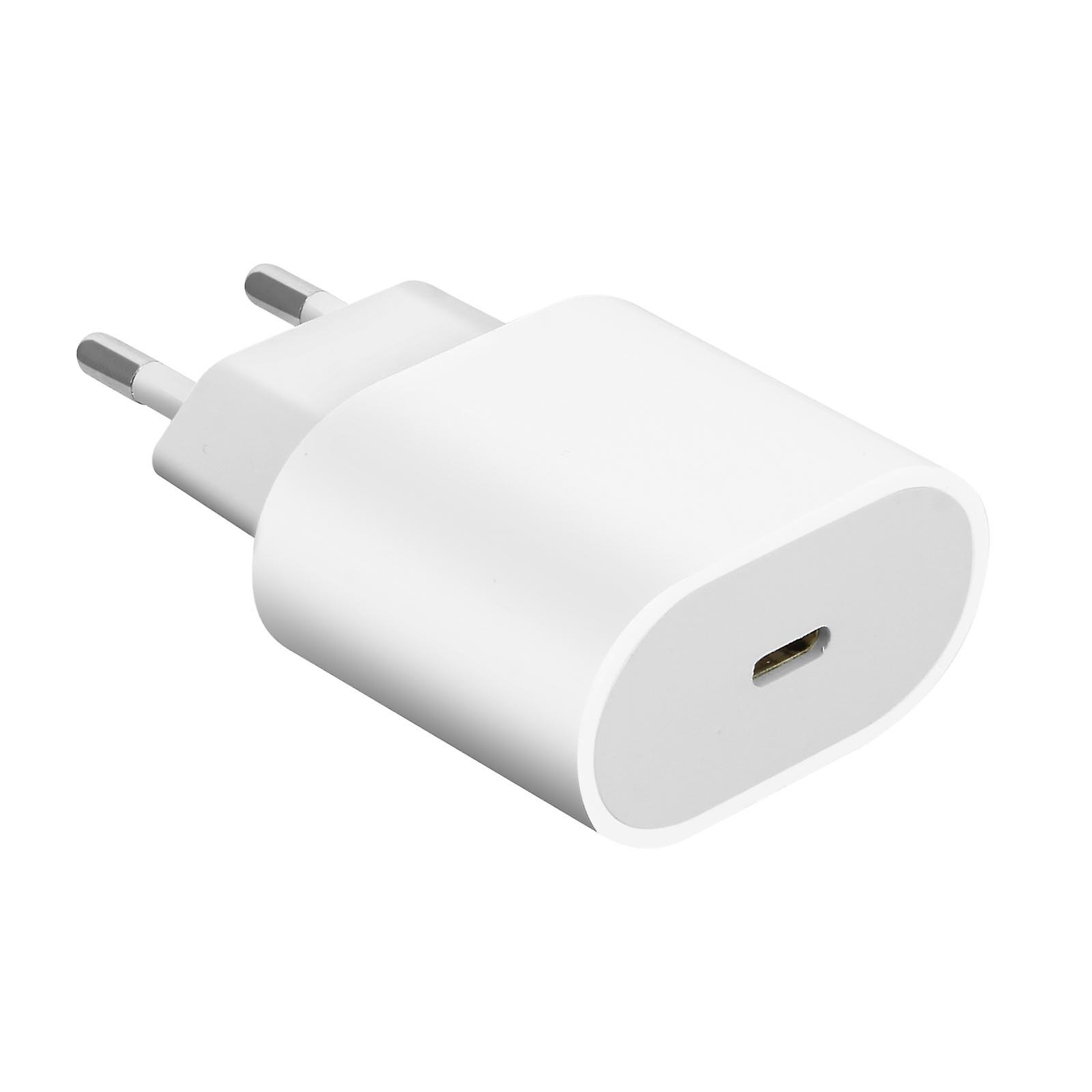 USB-C Power Delivery 20W Schnellladen Netzteil, Wand-Ladegerät - Weiß