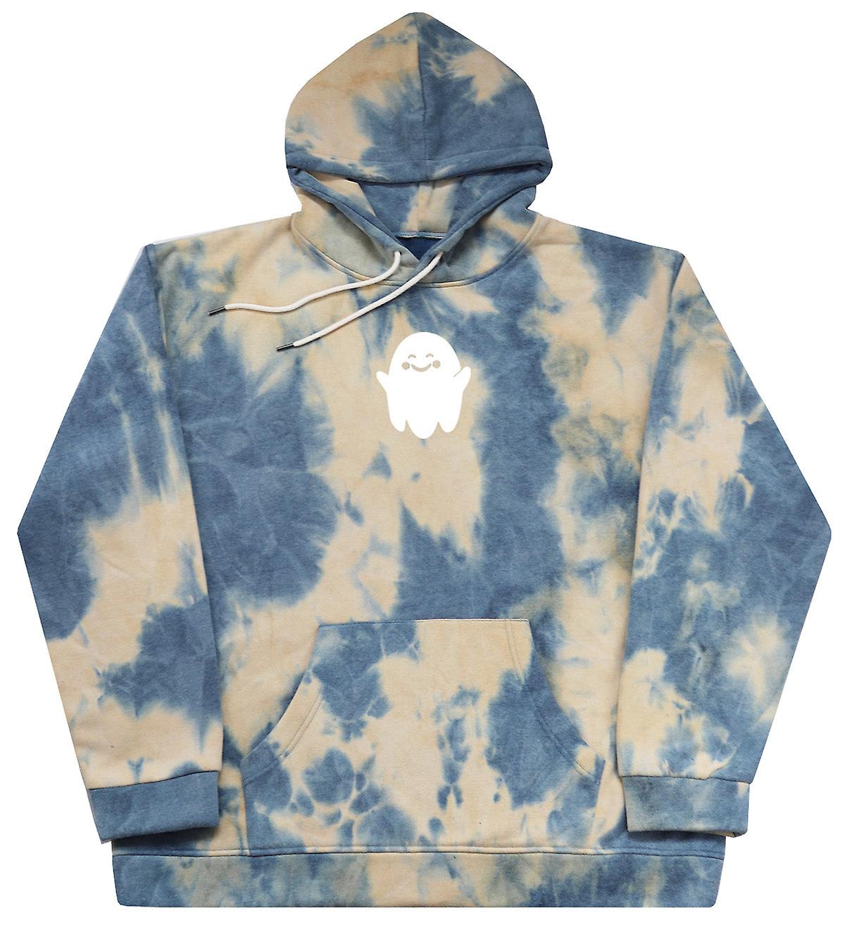 Ghost - Huge Tie Dye Blue Oversized Hoody