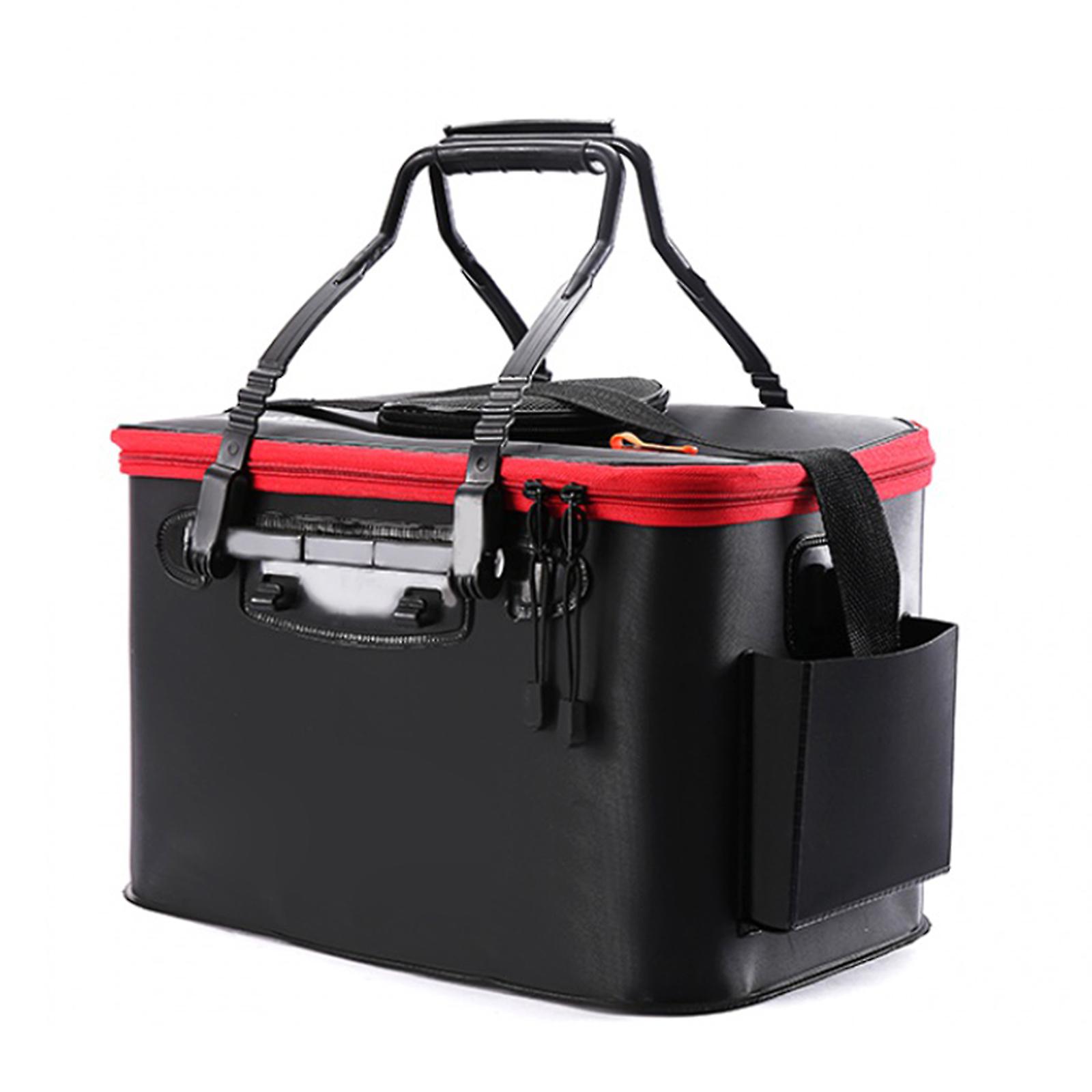 Foldable Waterproof Fishing Bucket Thicken Live Fishing Box Tank Durable Reusable