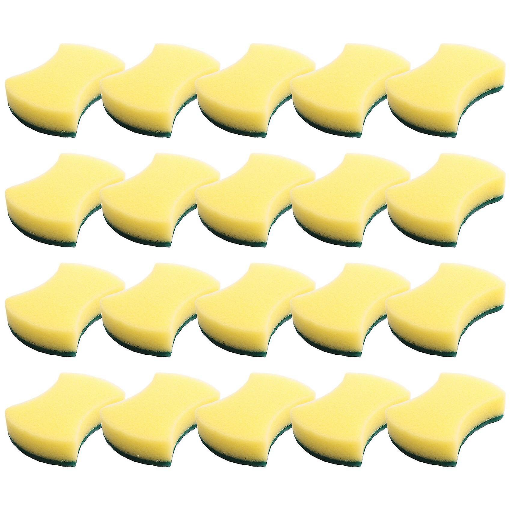 40 Pcs Cleaning Scrub Sponge For Kitchen Tableware Bathroom Car Wash Scrub Sponge Pad