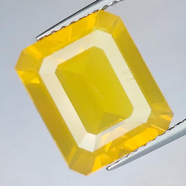 3.64ct Emerald Cut Fire Opal awo45