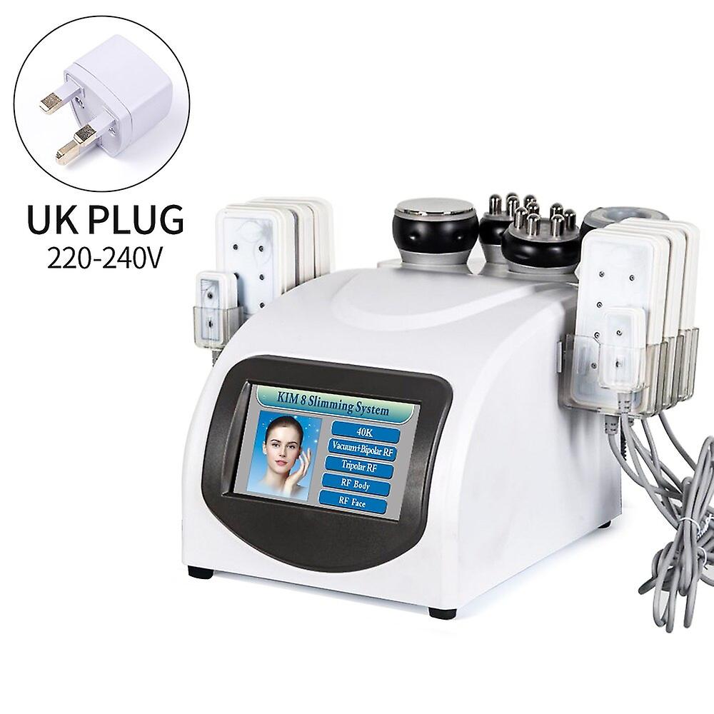 6 In 1 Laser Lipo 40k Cavitation Ultrasound Vacuum Rf Radio Body Slimming Machine Skin Lifting Weight Loss Fat Remove Machine