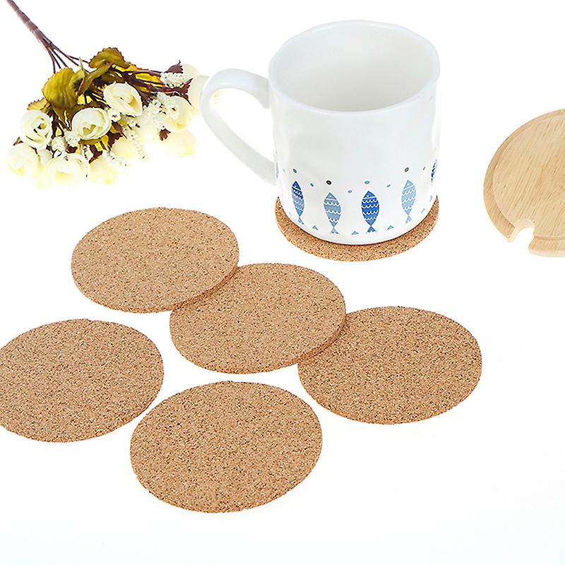 1pc Cork Wood Drink Coaster Tea Coffee Cup Mat Pads Table Decor Tableware