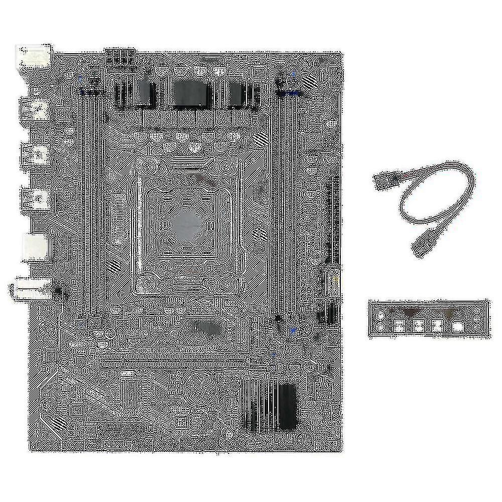 X79 S288 scheda madre + sata cavo + deflettore Lga2011 M.2 Nvme Supporto 4x32g Ddr3 per E5 2620 2630 2640 26