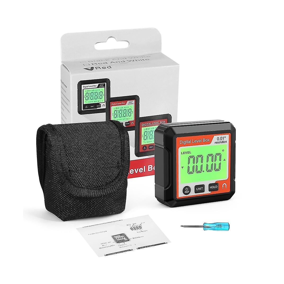 Digital Electronic Level Digital Angle Fnder 90magnetic Inclinometer Protractor Precision Level Bo