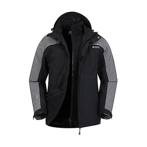 Mountain Warehouse Mens District Extreme 3 in 1 Waterproof Jacket