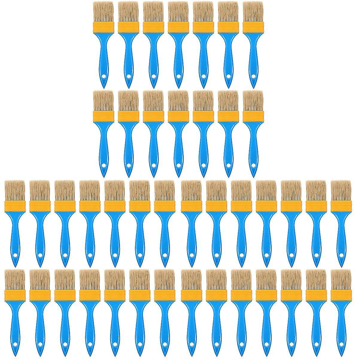60 Pcs Home Wall Trim Paint Brush Multi-purpose Brush For Paint Glues Varnishes