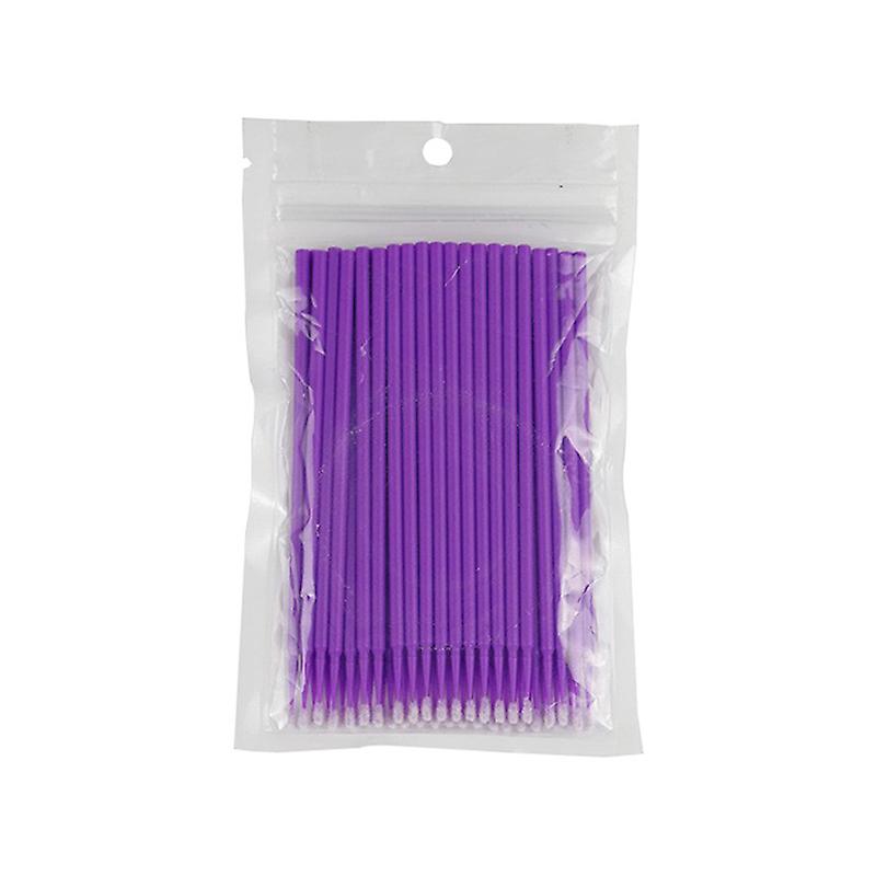 50pcs Disposable Eyelash Extension Individual Lash Removing Applicator Brushes