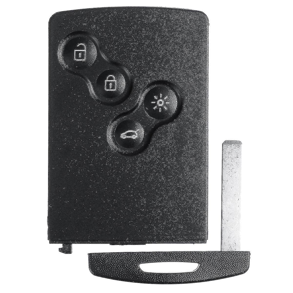 4 Button Smart Card Car Key 433mhz Pcf7952 Chip Remote Key Compatible Renault Megane 3 2009 - 2014