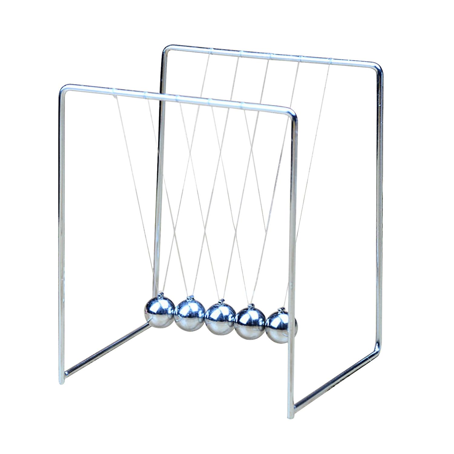 ZHOUBA Newton Ornaments Classic All-metal Physics Science Newton Pendulum for Experiment