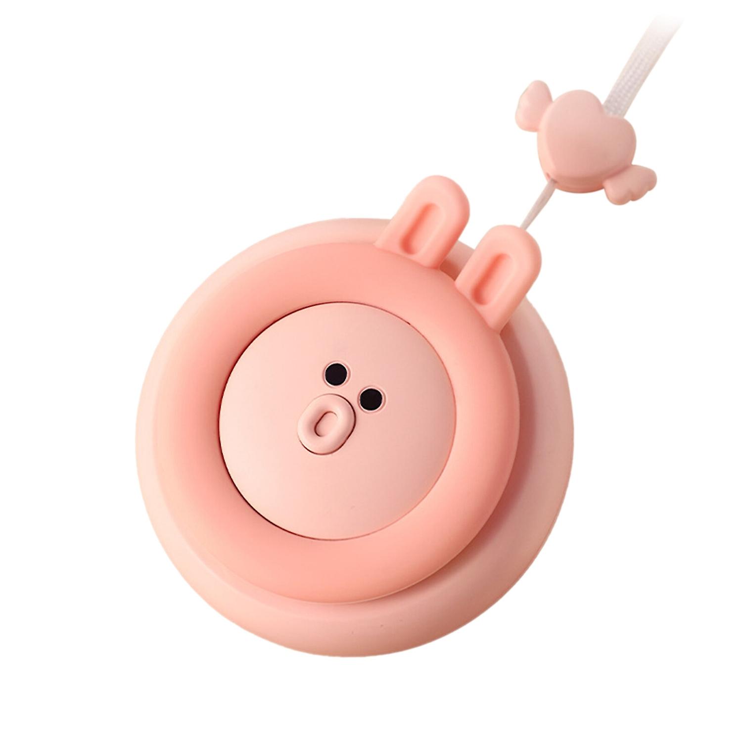 Portable USB Hand Warmer - Pink, Ideal for Students and On-the-Go Comfort