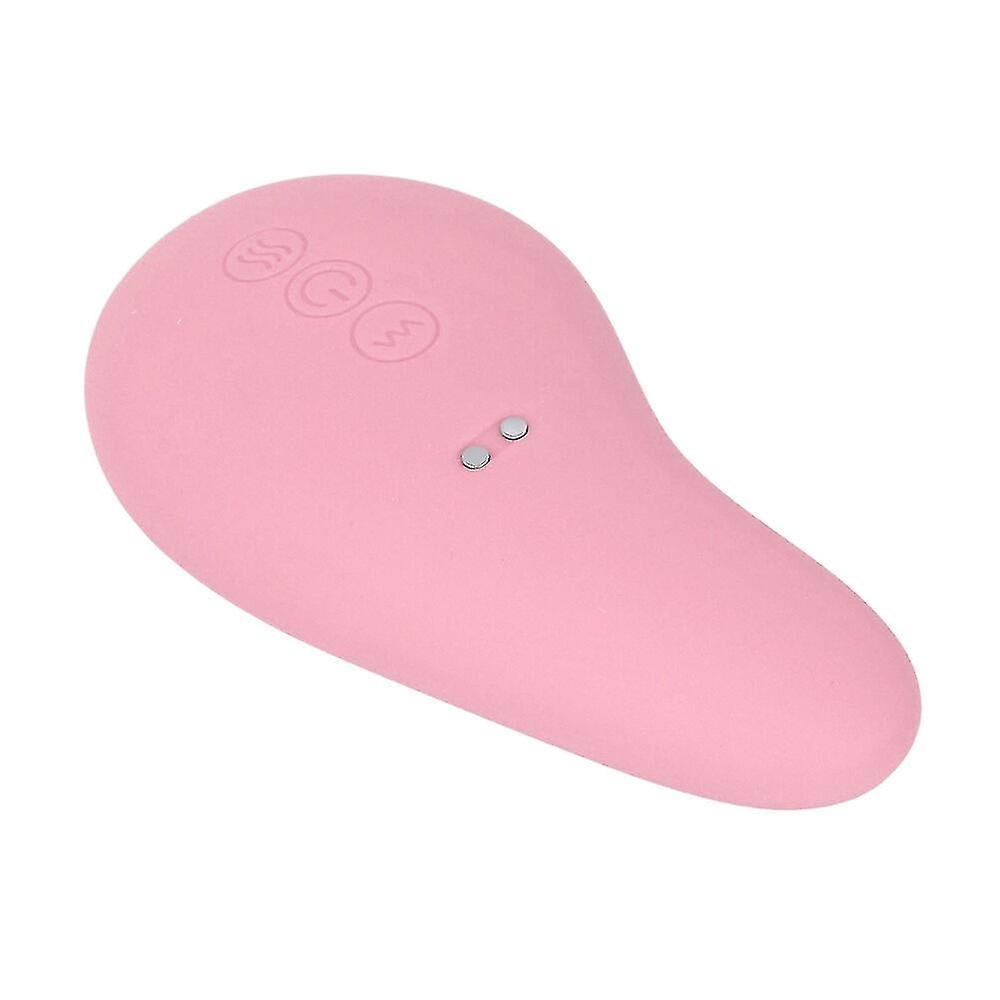 (pink)2 In 1 Lactation Massager Warming 10 Vibration Modes Rechargeable Breast