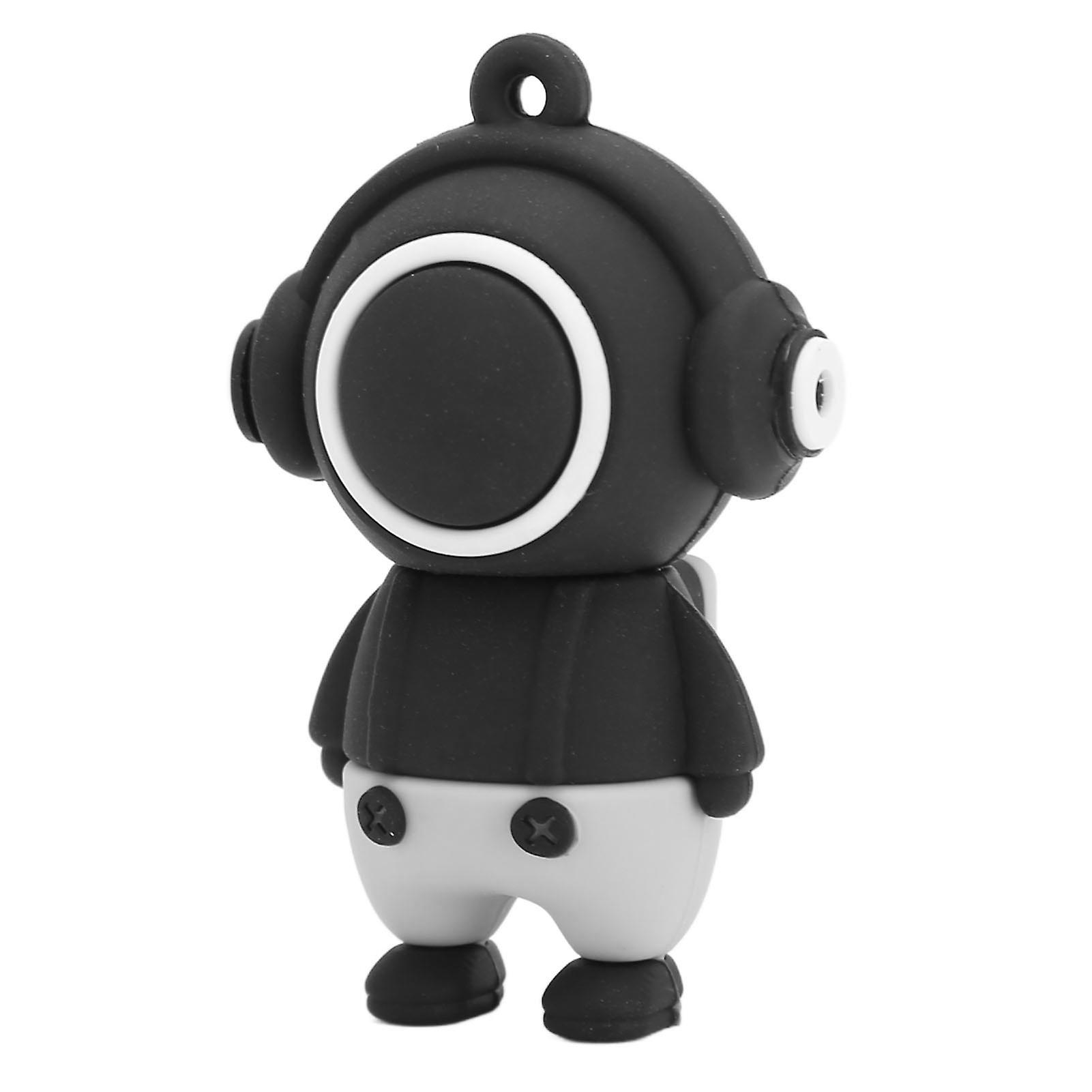 USB Flash Drive Multifunction Cartoon High Speed Portable U Disk Pen Drive for Data Storage File Sharing Black 32G