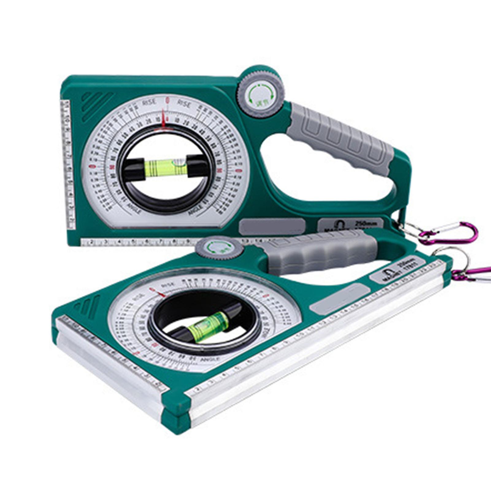 Inclinometer Multifunctional Bubble Level Angle Meter Clear Scale High Strength Portable Angle Gauge Slope Measurement Meter