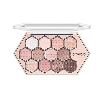12 Farben Lidschattenpalette Schimmernder Lidschatten Lang anhaltende wasserfeste Augenpigmente Glänzende Schatten Kosmetik
