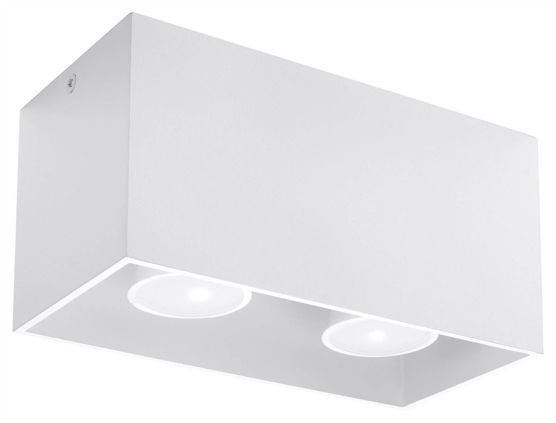 Sollux QUAD - 2 Light Ceiling White, GU10