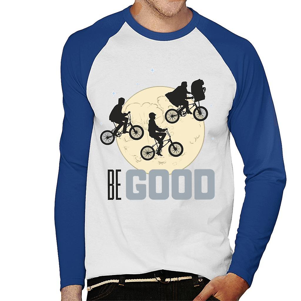 E.T. Classic Shot Be Good Men's Baseball Long Sleeved T-Shirt